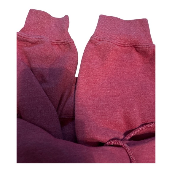 Miles City Montana Red Hoodie Size Large with Flaws - Picture 4 of 4